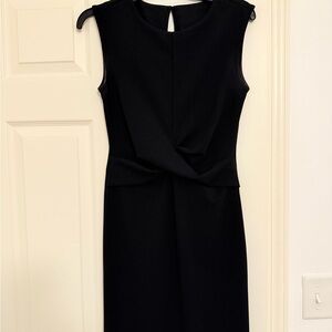 New York & Company Black Sheath Midi Dress